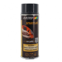 Bombe de peinture pelable - Sprayplast - carbone brillant - Motip