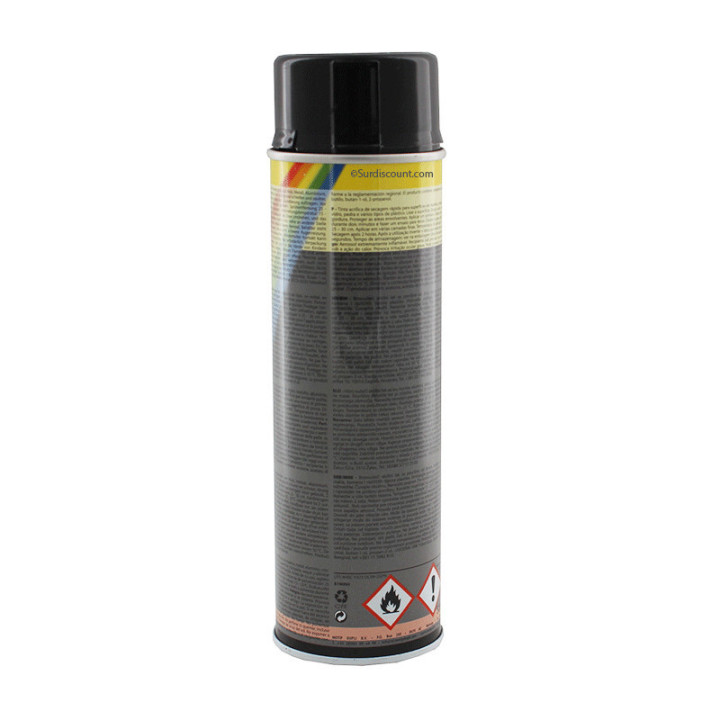 Bombe de peinture voiture - noir brillant - Motip