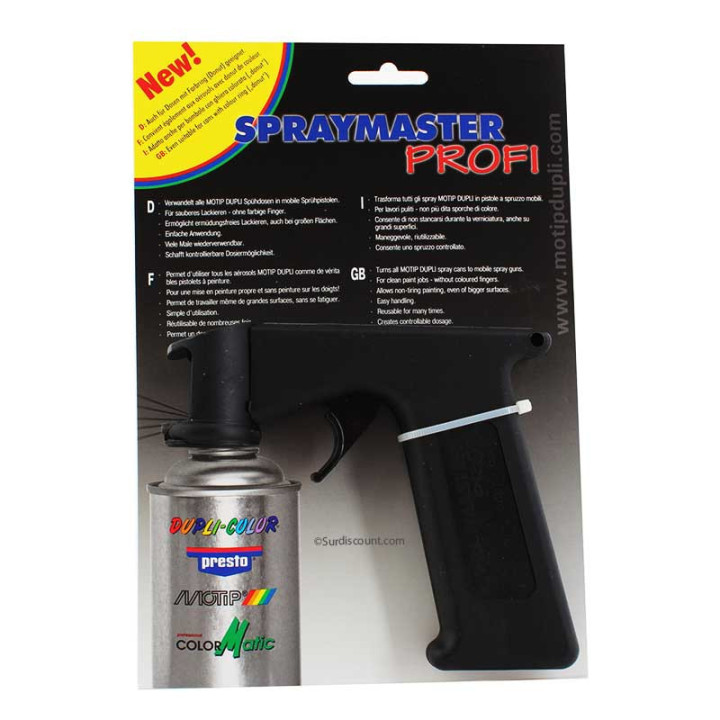 SPRAYMASTER Motip : pistolet pour bombe aérosol peinture