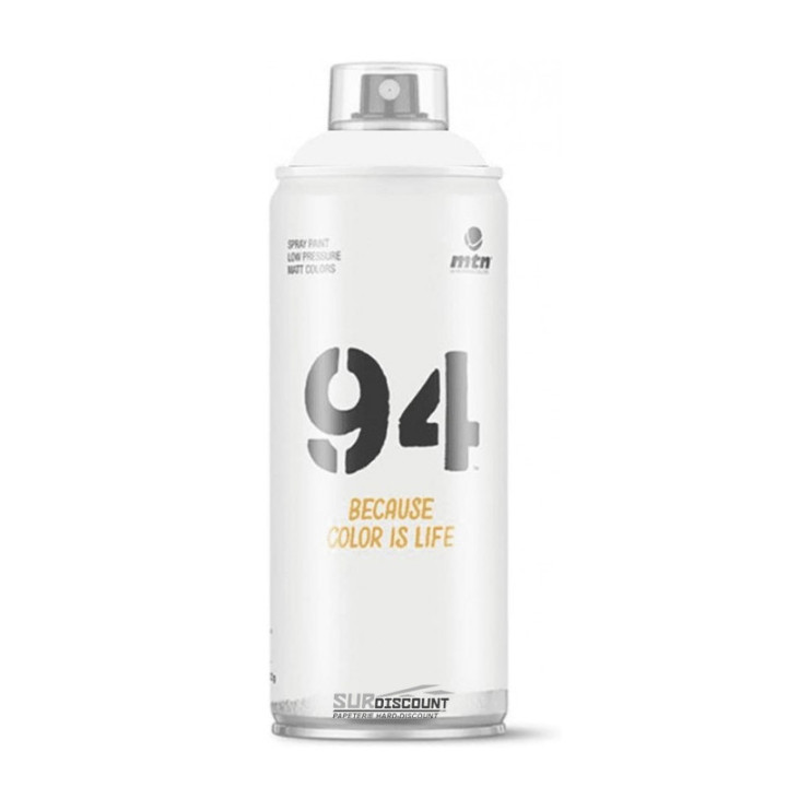 Bombe de peinture - Blanc mat - RV-9010 - MTN 94 - 400ml