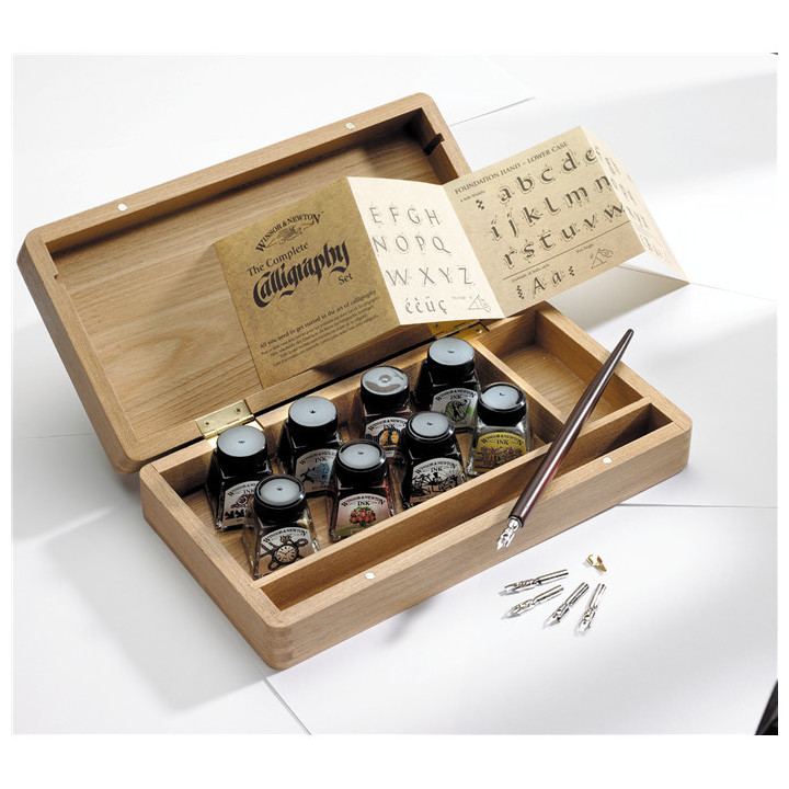 Coffret Calligraphie En Bois - Winsor & Newton