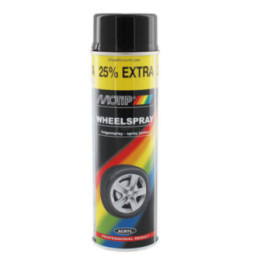 Bombe de peinture pour Jantes - Noir -  Motip