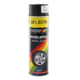 Bombe de peinture pour Jantes - Noir mat -  Motip