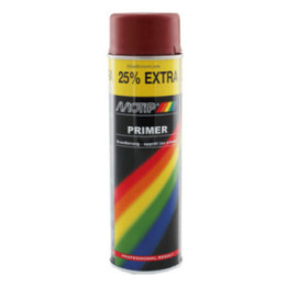 Bombe de peinture - Apprêt - rouge -  Motip