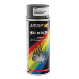 Bombe de peinture - Haute température jusqu'à 800° - Anthracite - Motip