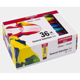 Set Peinture Acrylique de 36 tubes - Amsterdam