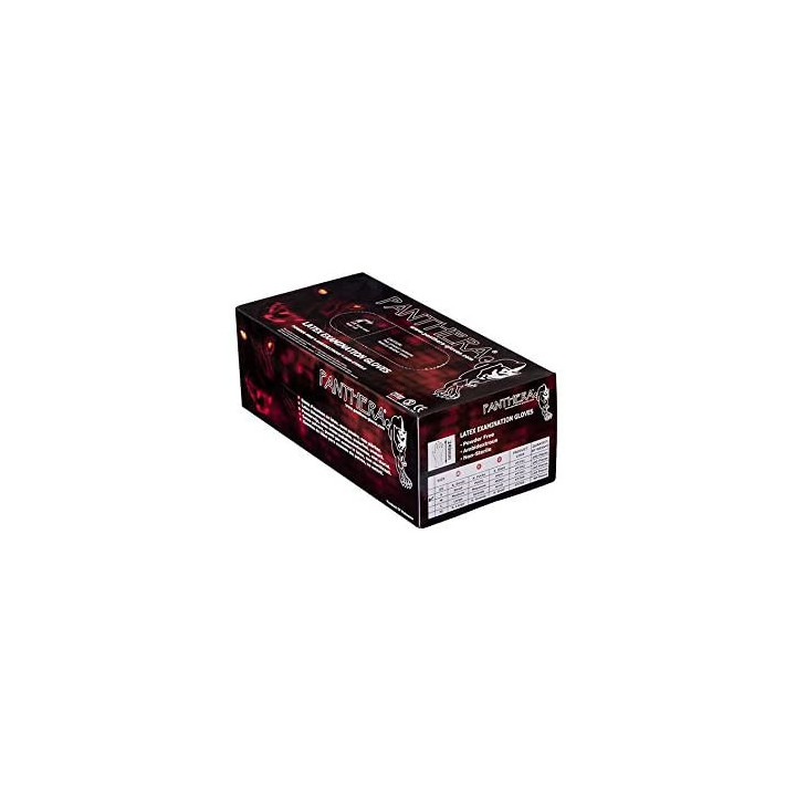Boîte X100 Gants Latex Noir Panthera Taille L - Mtn