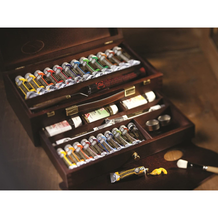 Coffret de peinture à l'huile extra-fine - 24 tubes - Royal Talens