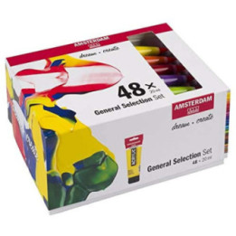Set Peinture Acrylique de 48 tubes - Amsterdam