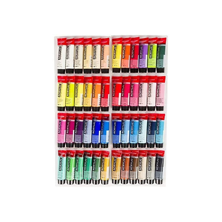 Set Peinture Acrylique de 48 tubes - Amsterdam