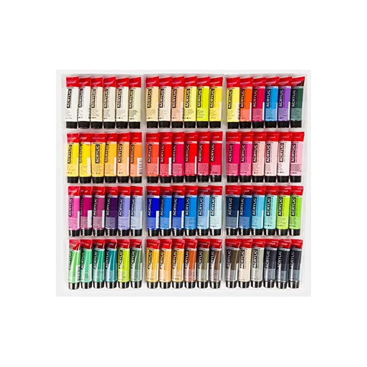 Set Peinture Acrylique de 72 tubes - Amsterdam