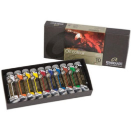 Coffret de peinture à l'huile extra-fine - 10 tubes - Rembrandt