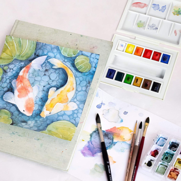 La Petite Aquarelle - 12X(1/2) Godets - Sennelier