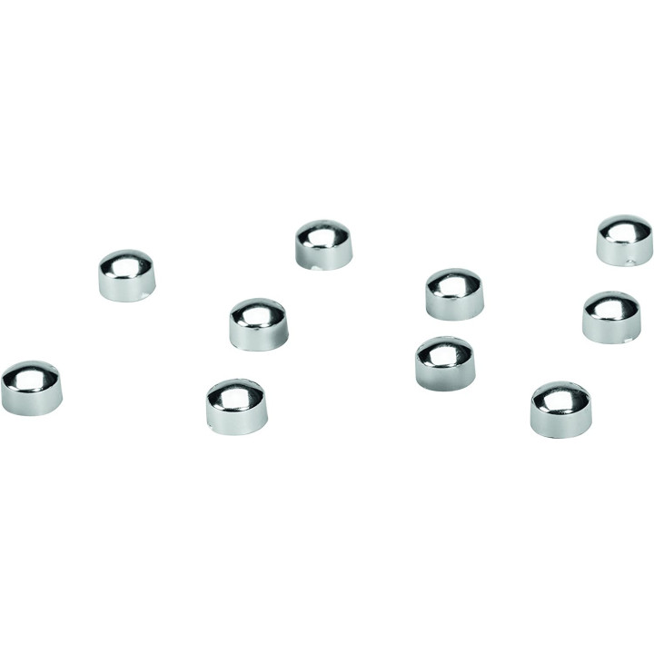 Lot De 10 Aimants Ronds Diamètre De 9 Mm - Argent - Sign