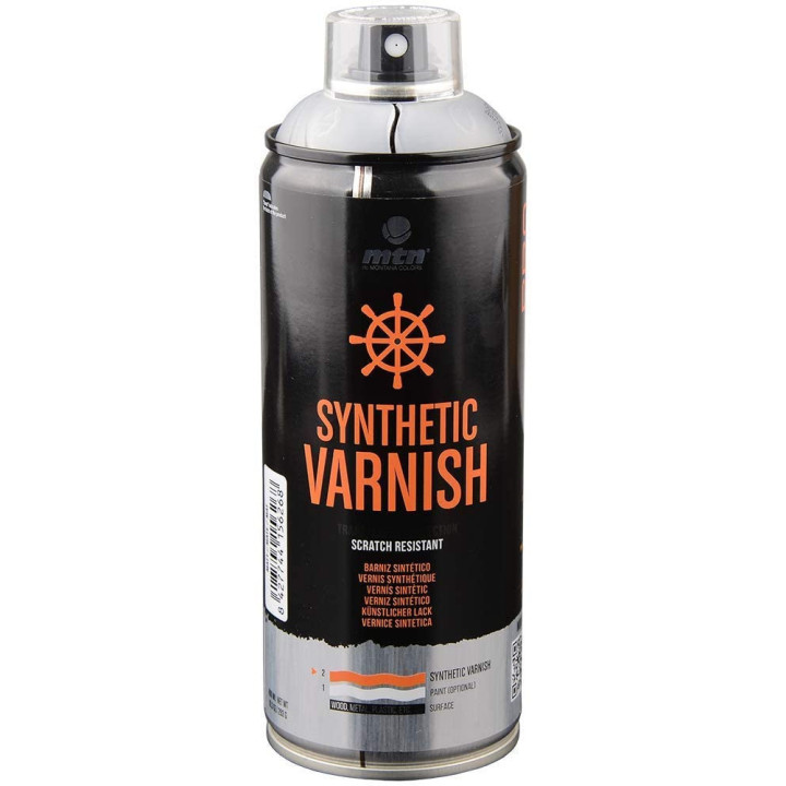 Vernis - Mat - Transparent - Synthétique - Résistant - MTN PRO - 400ml