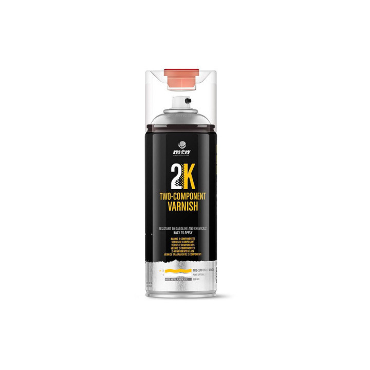 Vernis 2K - Bi-Composant - Mat - Transparent - Résines acryliques - MTN PRO - 400ml