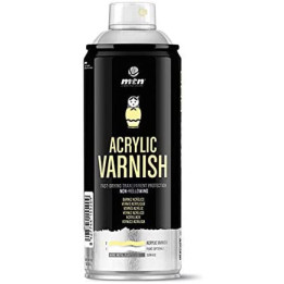 Vernis - Brillant - Transparent - Acrylique - Tous supports - MTN PRO - 400ml