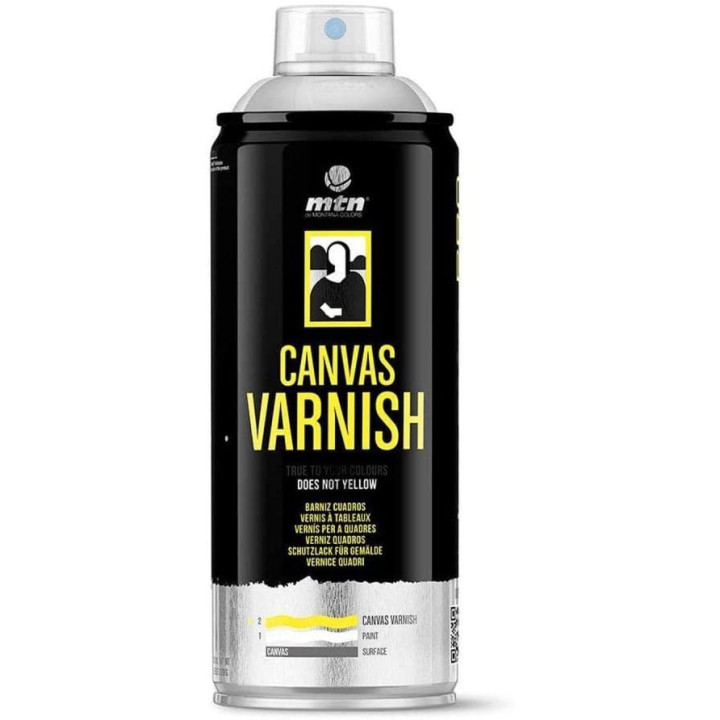 Vernis à tableaux - Brillant - Anti-UV - Acrylique, aquarelle, huile - MTN PRO - 400ml