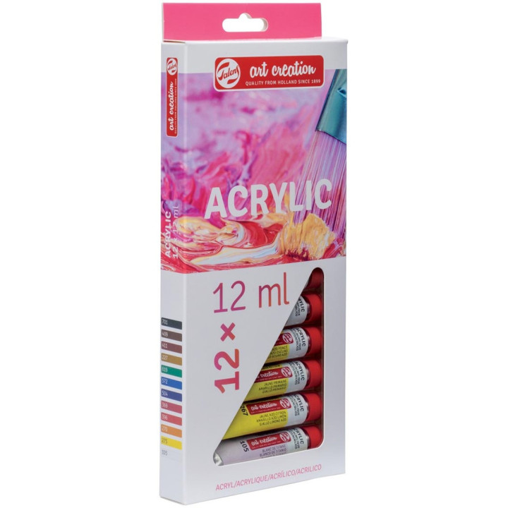 Set Peinture Acrylique de 12 tubes - Royal Talens