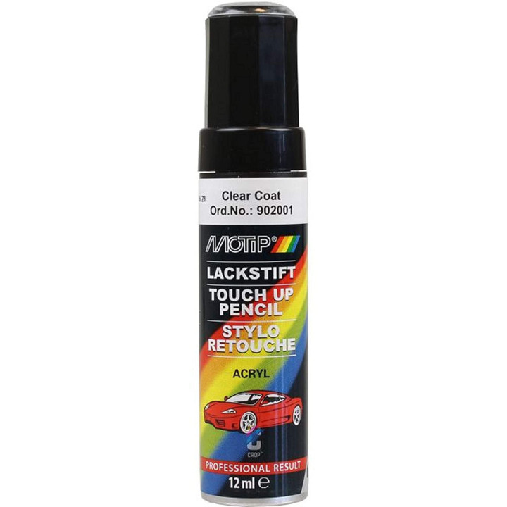 Pinceau retouche vernis transparent 12ml - Motip
