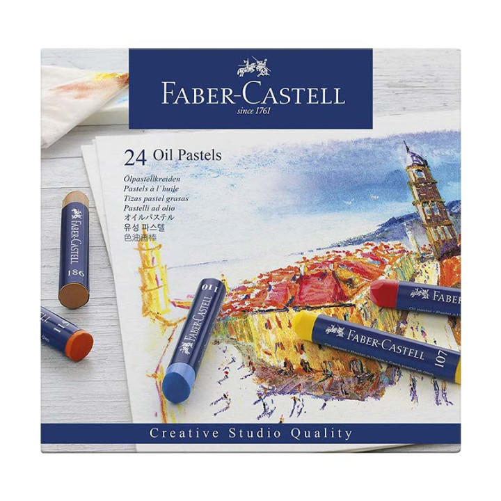Pastels à l'huile - Creative studio - boite de 24 - Faber-Castell