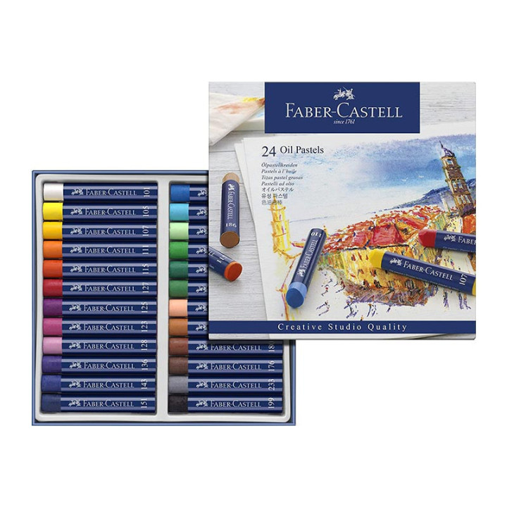 Pastels à l'huile - Creative studio - boite de 24 - Faber-Castell