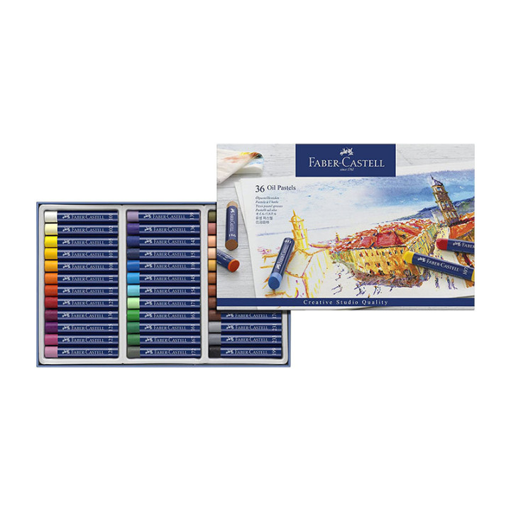 Pastels à l'huile - Creative studio - boite de 36 - Faber-Castell