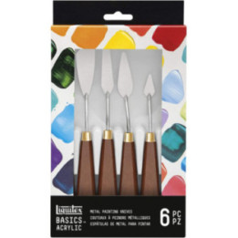 Set de 6 couteaux à peindre - Liquitex