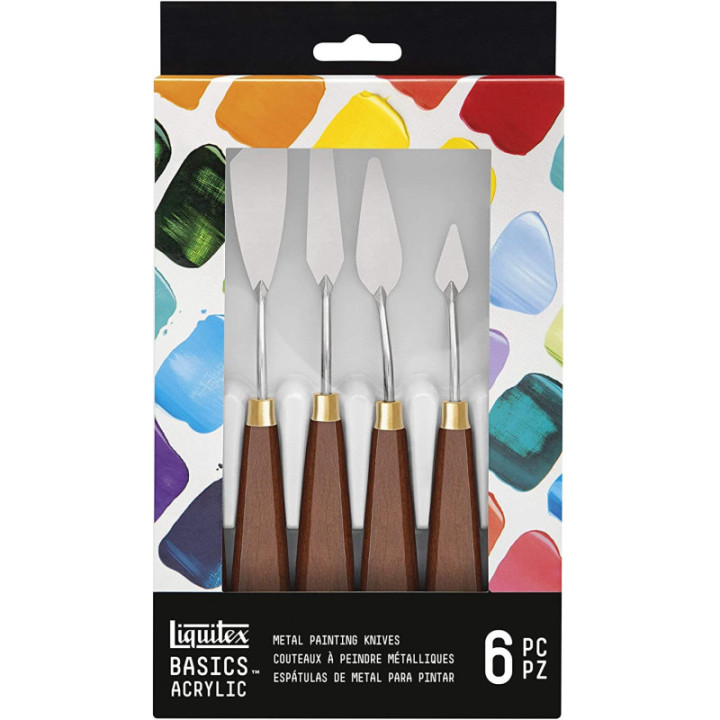 Set de 6 couteaux à peindre - Liquitex