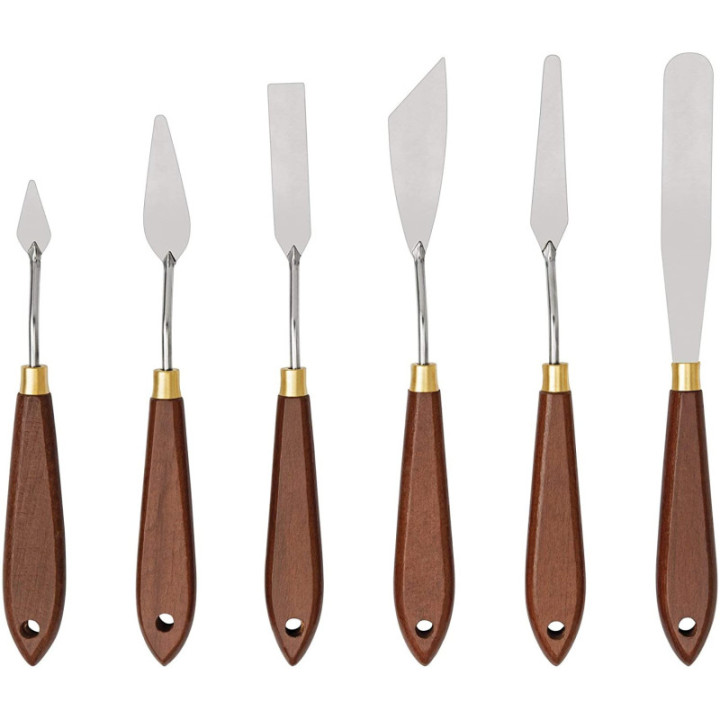 Set de 6 couteaux à peindre - Liquitex