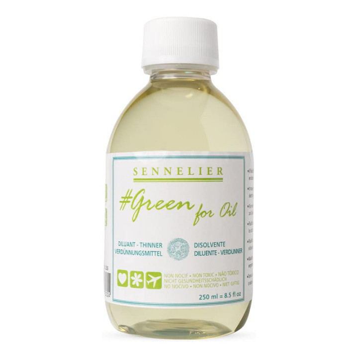 Diluant peinture à l'huile Green for Oil - 250 ml - Sennelier