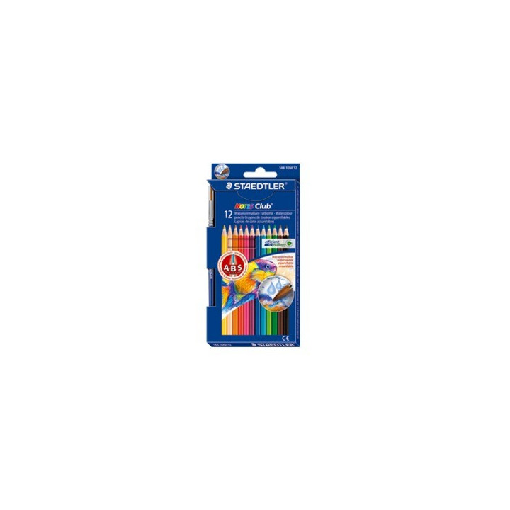 12 crayons de couleur - Aquarellable -  Staedtler - Noris Aquarell