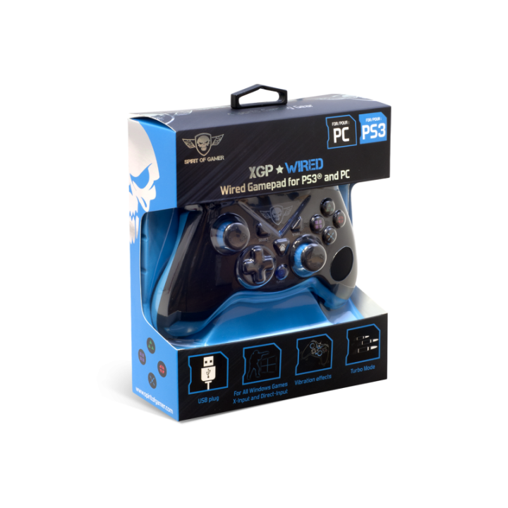 Manette pour console PS3 - Playstation - PC - PGP Manette PS3 - Spirit of Gamer