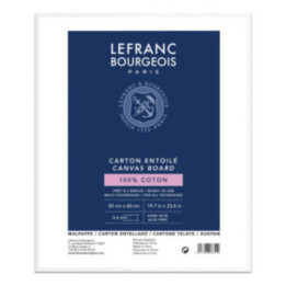 Carton entoilé - 50x60cm - 100% coton - Lefranc Bourgeois