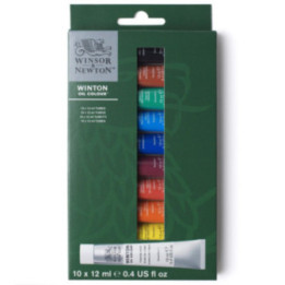 Set initiation peinture à l'huile - 10 tubes - Winsor & Newton