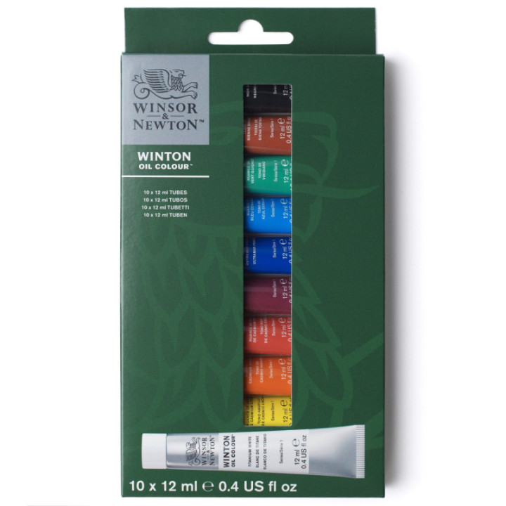 Set initiation peinture à l'huile - 10 tubes - Winsor & Newton