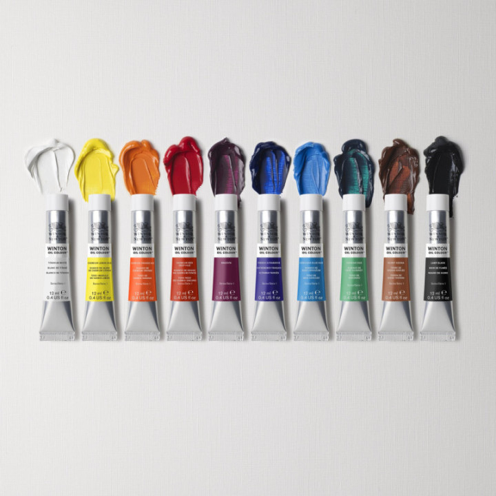 Set initiation peinture à l'huile - 10 tubes - Winsor & Newton