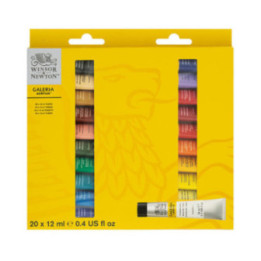 Set Peinture - Acrylique - 20 tubes - Winsor & Newton