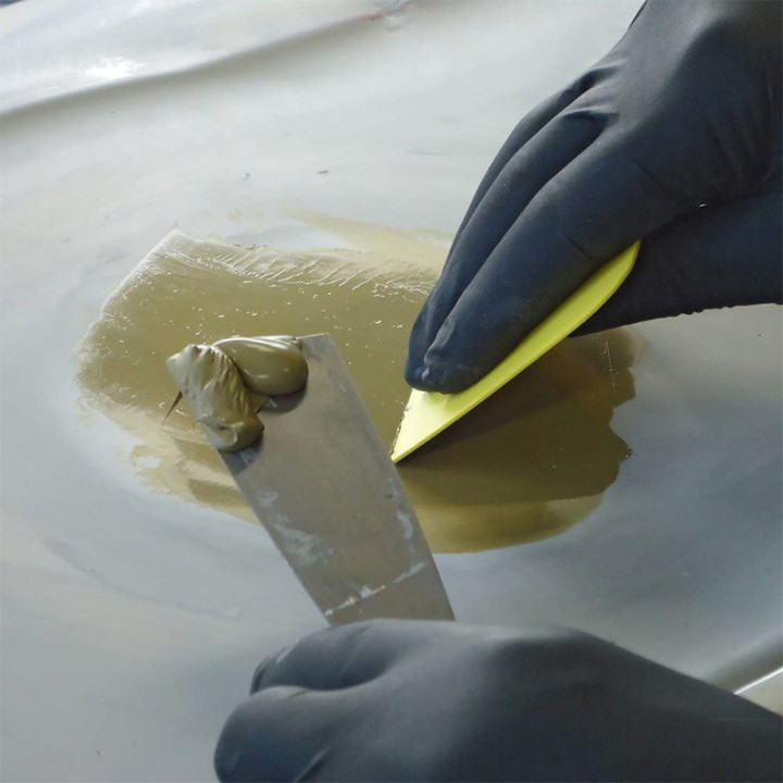 Mastic de finition nitro-cellulosique - Vert olive - Presto