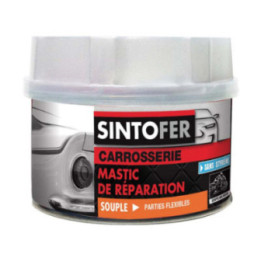 Boîte mastic de réparation polyester souple carrosserie 750G SINTO