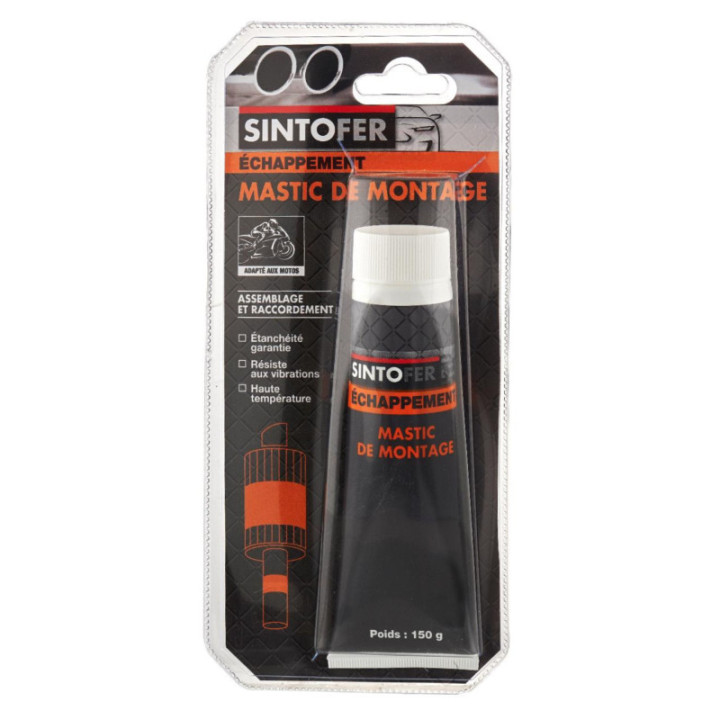 Mastic de montage pour pot d'échappement auto et moto SINTO