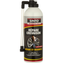 Produit anti-crevaison - Pneus voiture et vélo - Sans changer la roue - Sinto