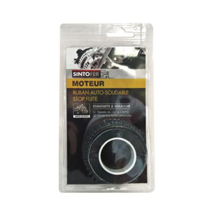 Ruban auto soudable réparation facile SINTO 3M Noir