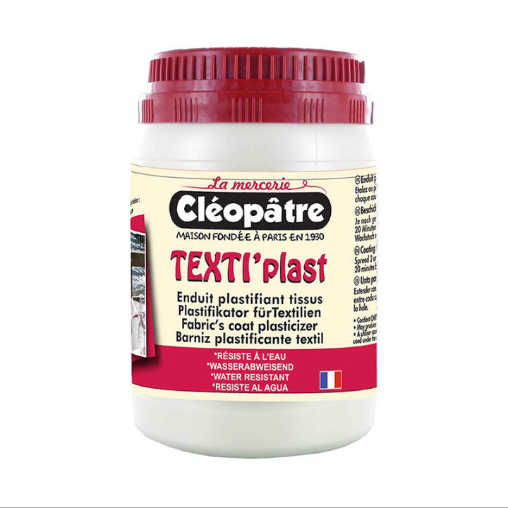 Enduit plastifiant pour tissus Texti'plast - 250 g- Cléopâtre
