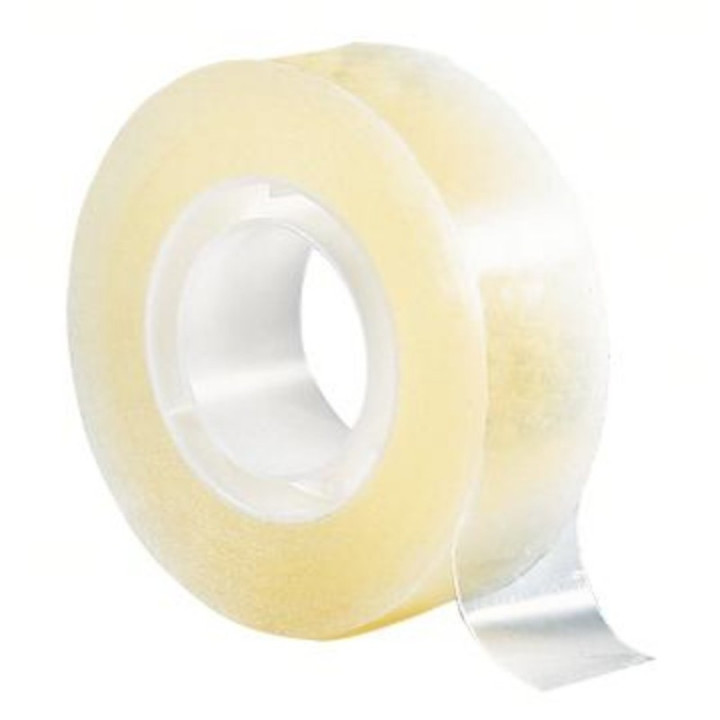 Ruban adhésif transparent silencieux à usage universel - 19mmx33m – Adhésif à base d’eau 100% écologique