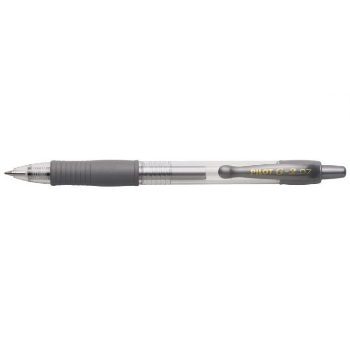 Stylo roller G-2 encre gel - Argent - Pilot