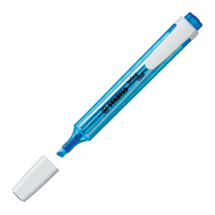 Surligneur bleu fluo - STABILO Swing cool