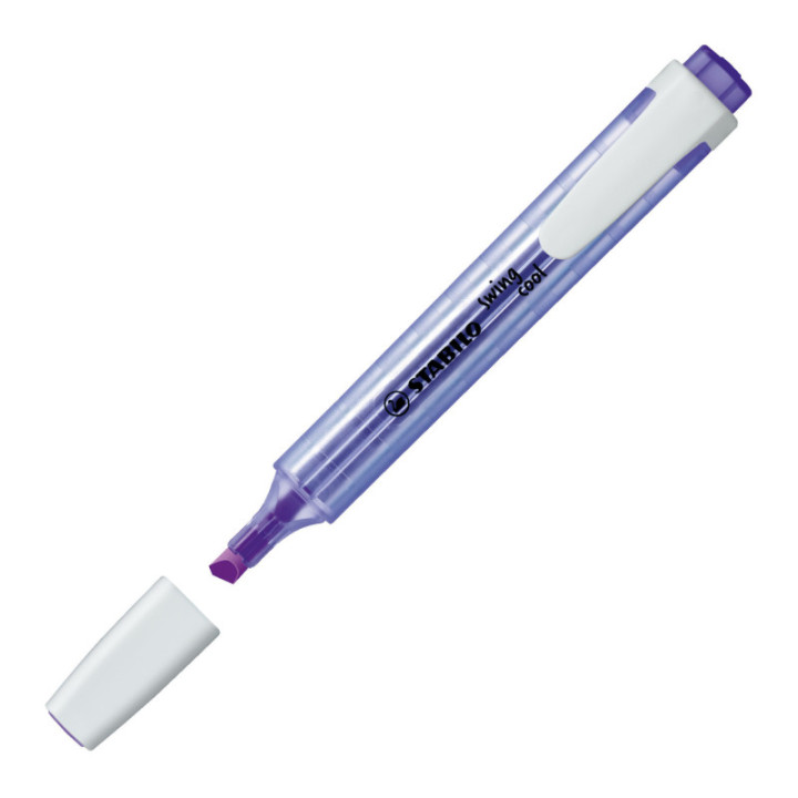 Surligneur violet fluo - STABILO Swing cool