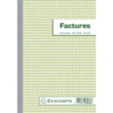Facturier - Dupli - Autocopiants - A5 - 50 feuilles - Exacompta - 3278E