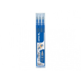 Lot de 3 recharges FriXion pointe moyenne 0,7mm bleu Pilot